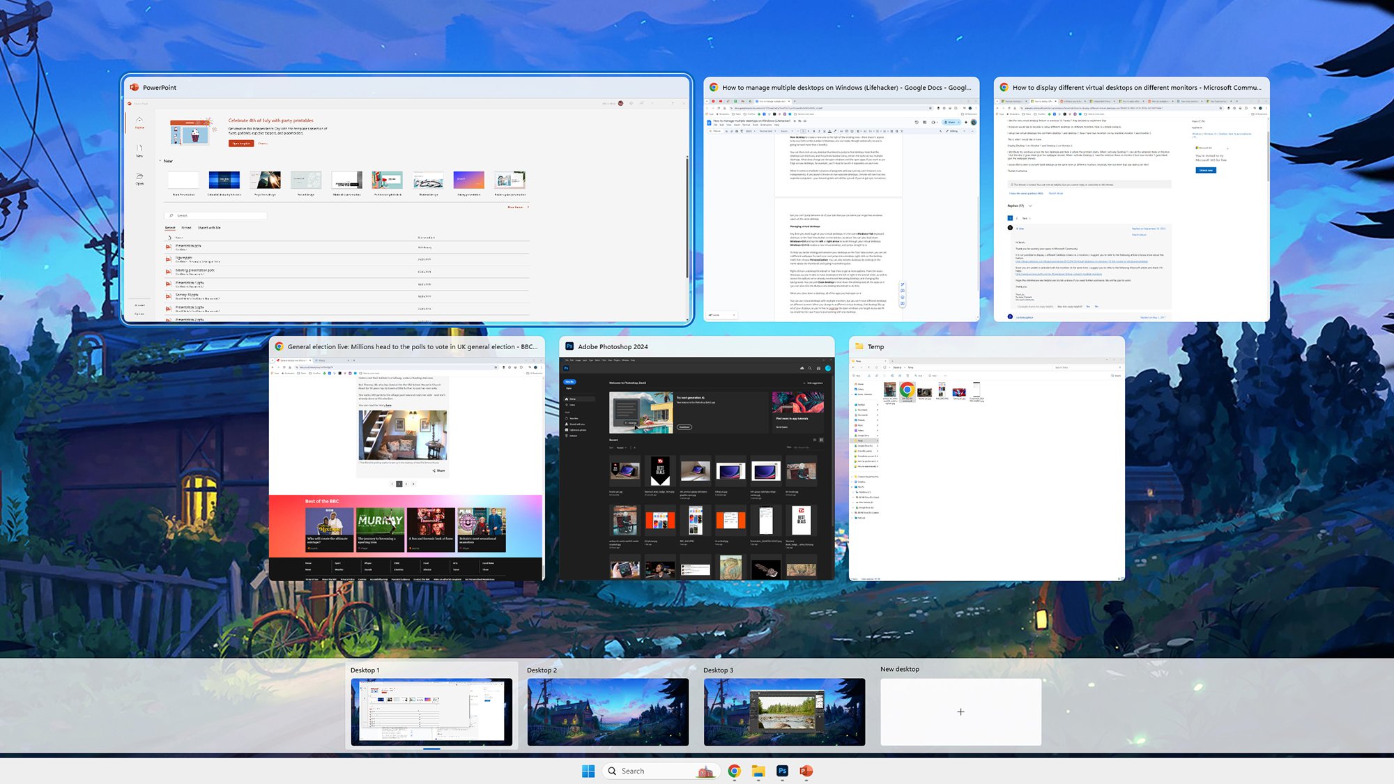 How to use multiple desktops in windows 11 world pakistan