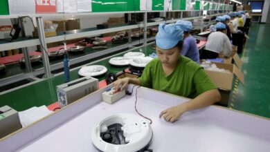China’s purchasing managers’ index fell to 49 in April. Photo: Reuters