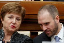 IMF Managing Director Kristalina Georgieva and Argentinas Economy Minister Martin Guzman attend a conference hosted by the Vatican on economic solidarity, at the Vatican, February 5, 2020. — Reuters
