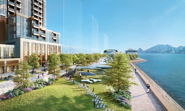An impression of Victoria Blossom residential project in Kai Tak, Hong Kong. Photo: Handout