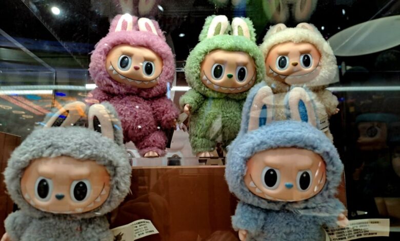 Labubu items are displayed at a Pop Mart store in Jakarta, Indonesia, on September 20, 2024. Photo: Shutterstock