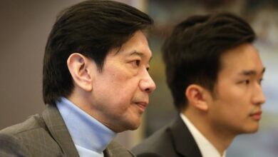 Executive chairman Dickson Poon and Chief Operating Officer Pearson Poon during a media briefing on the company earnings. Photo: K. Y. Cheng