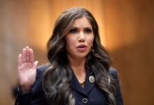 Kristi Noem’s bag stolen in D.C., containing security badge, passport, and $3,000 in cash