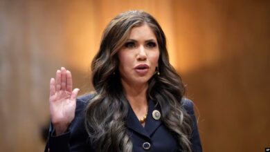 Kristi Noem’s bag stolen in D.C., containing security badge, passport, and $3,000 in cash