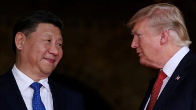Chinese President Xi Jinping (left) and US President Donald Trump in this undated photo. — Reuters/File