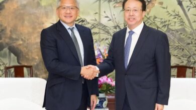 Nvidia boss Jensen Huang meets Shanghai mayor in wake of new US export controls on chips