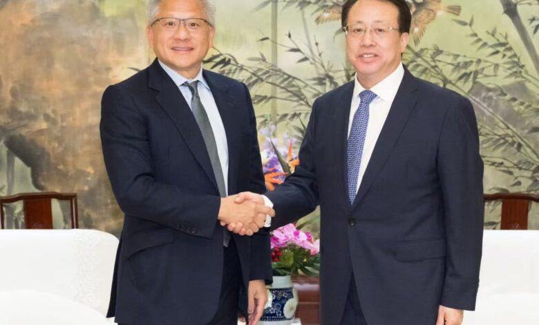 Nvidia boss Jensen Huang meets Shanghai mayor in wake of new US export controls on chips