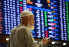 Brokers are busy in trading at Pakistan Stock Exchange (PSX) in Karachi on Wednesday, October 23, 2024. — PPI