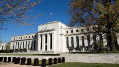 The Federal Reserve Building stands in Washington April 3, 2012. — Reuters