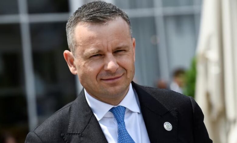 Ukrainian Minister of Finance Serhiy Marchenko looks on, during the final day of the G7 Finance Ministers and Central Bank Governors Meeting in Stresa, Italy May 25, 2024. — Reuters