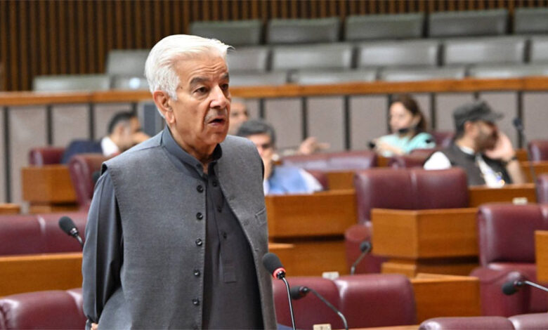 Armed forces fully prepared to deal with Indian aggression, Asif tell NA