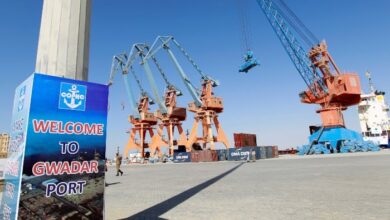 A general view of the port in Gwadar, November 13, 2016. — Reuters