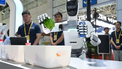 The Yizhuang Development Zone’s latest plan is part of a national initiative aimed at implementing AI in various industries, including robotics. Photo: Xinhua