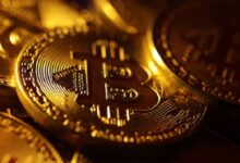 Physical representations of the bitcoin cryptocurrency are seen in this illustration taken October 24, 2023.— Reuters