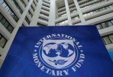 The International Monetary Fund logo is seen during the IMF/World Bank spring meetings in Washington, US, April 21, 2017. — Reuters