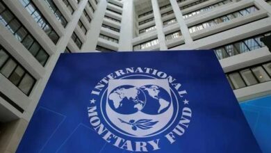 The International Monetary Fund logo is seen during the IMF/World Bank spring meetings in Washington, US, April 21, 2017. — Reuters