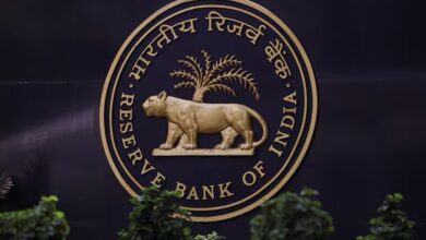 A Reserve Bank of India (RBI) logo is seen inside its headquarters in Mumbai, India, April 6, 2023. — Reuters