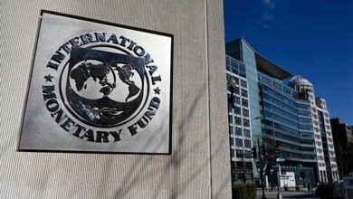 A representational image showing the seal for the International Monetary Fund (IMF) in Washington, US—AFP/File