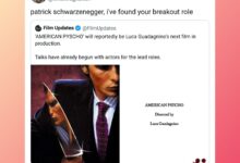 Patrick Schwarzenegger campaigning for leading role in 'American Psycho' reboot