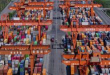 Trump’s trade war starts to bite as China’s cargo shipments slump