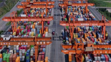 Trump’s trade war starts to bite as China’s cargo shipments slump