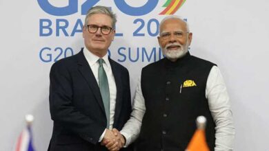 Britains Prime Minister Sir Keir Starmer attends a bilateral meeting with Indias Prime Minister Narendra Modi on the sidelines of the G20 summit at the Museum of Modern Art in Rio de Janeiro, Brazil. Picture date: Monday November 18, 2024. — Reuters