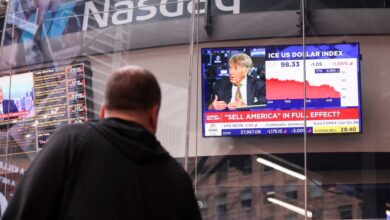 The threat of delisting from US exchanges looms large on nearly 300 Chinese firms. Photo: EPA-EFE