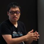 Pony.ai co-founder Lou Tiancheng speaks at a conference in Singapore on July 9. Photo: Reuters