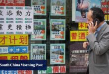 Hong Kong’s residential property transactions fall in July from a month earlier