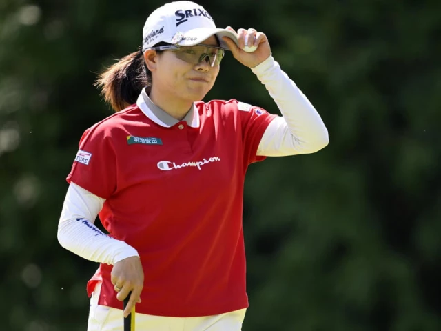 Schmelzel, Katsu share LPGA NW lead